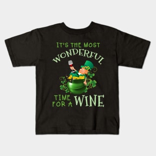 St Patrick_s Day It_s The Most Wonderful Time For Kids T-Shirt